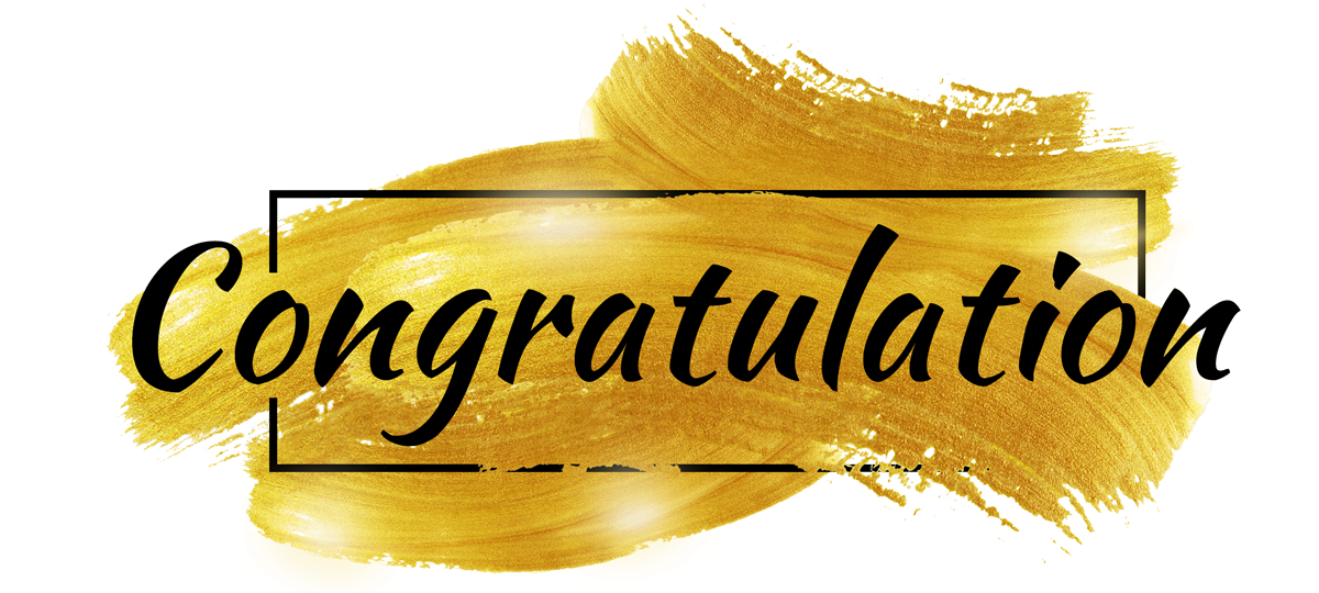 Congratulations